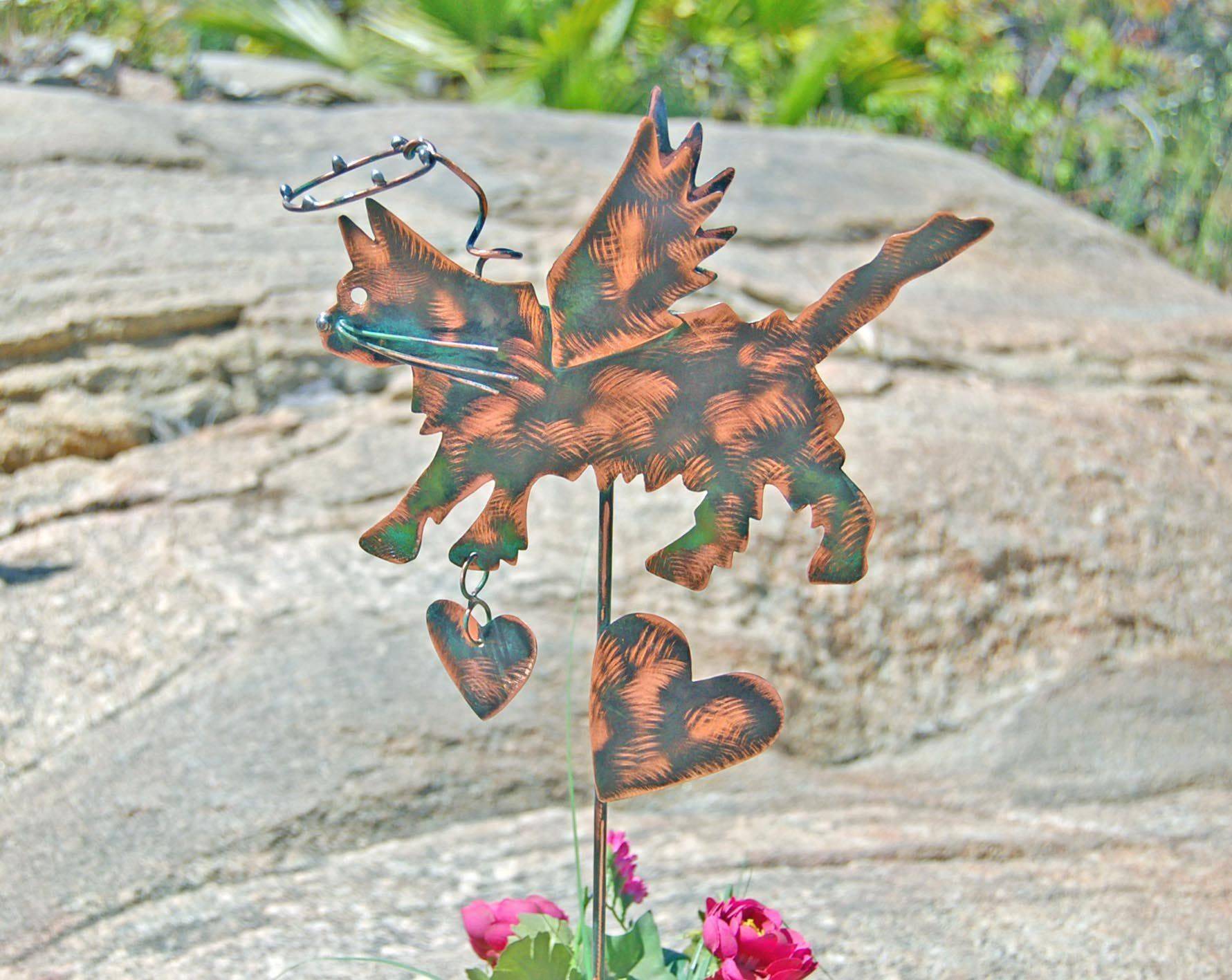 Daylily Metal Garden Stakes