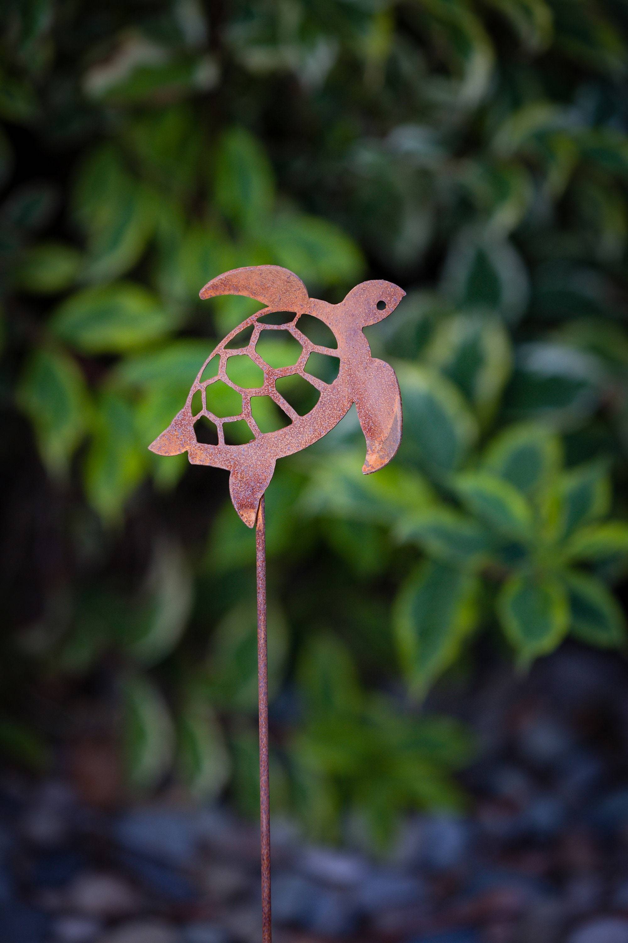 Interesting Yard Art Outdoor Garden Backyard Lawn Stakes Metal Yard
