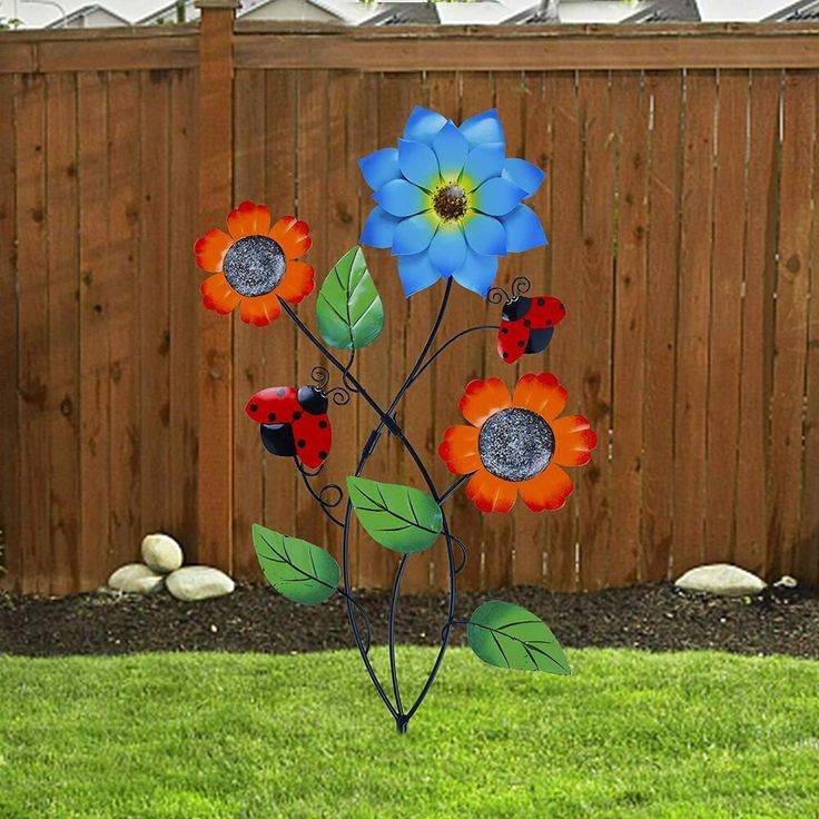 Labrador Retriever Art Angel Metal Yard Art Garden Stake Copper Art Lab