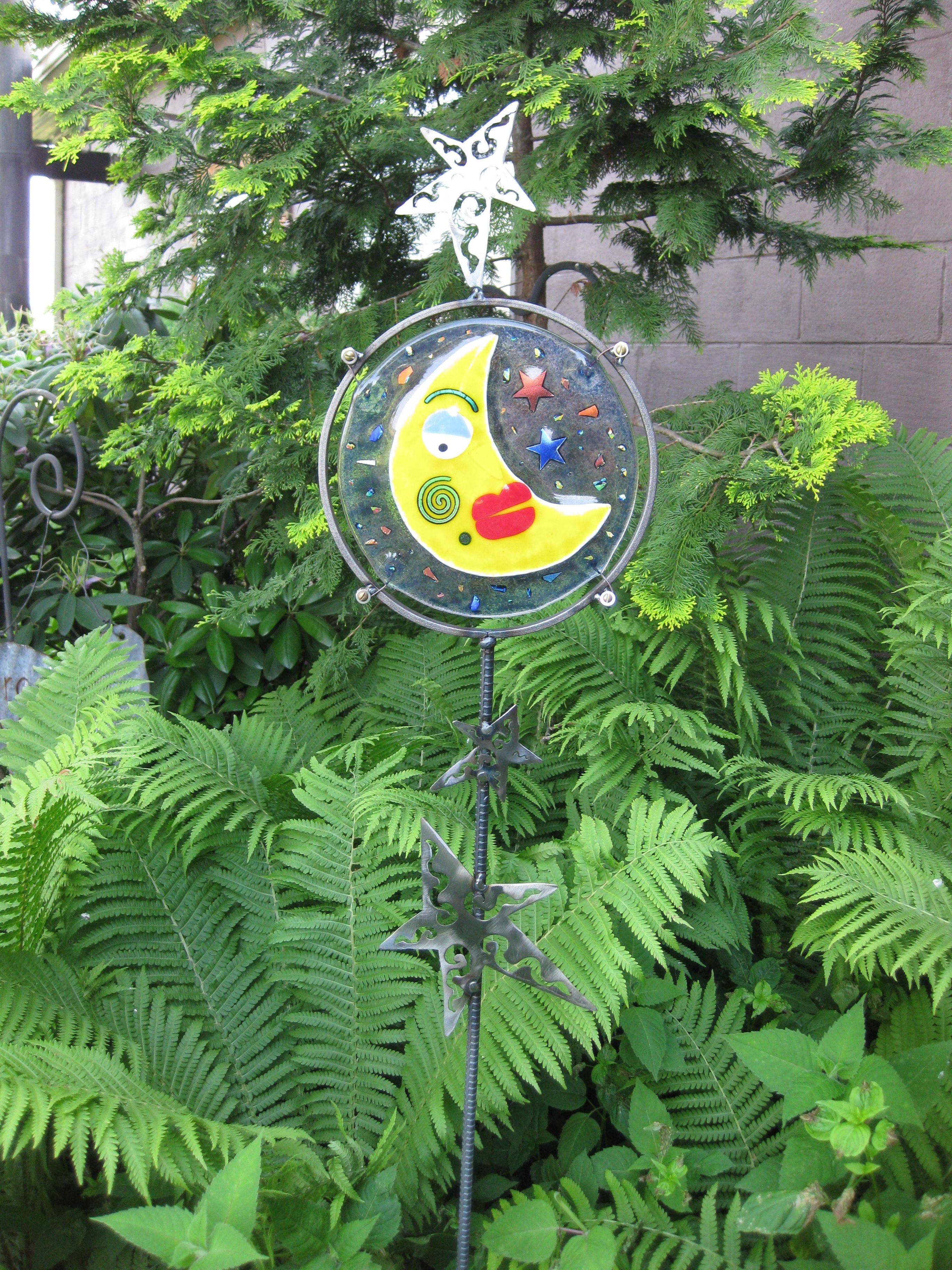 Metal Bird Garden Stake Steel Gardening Decor Yard Art Marker
