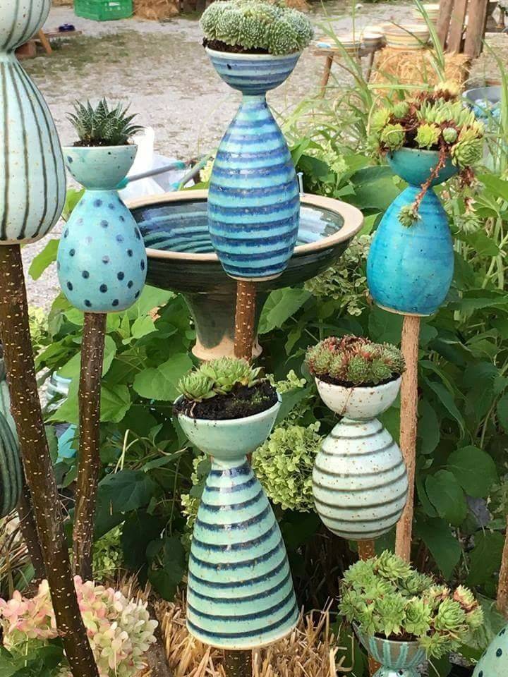 Ceramic Garden Art Flower