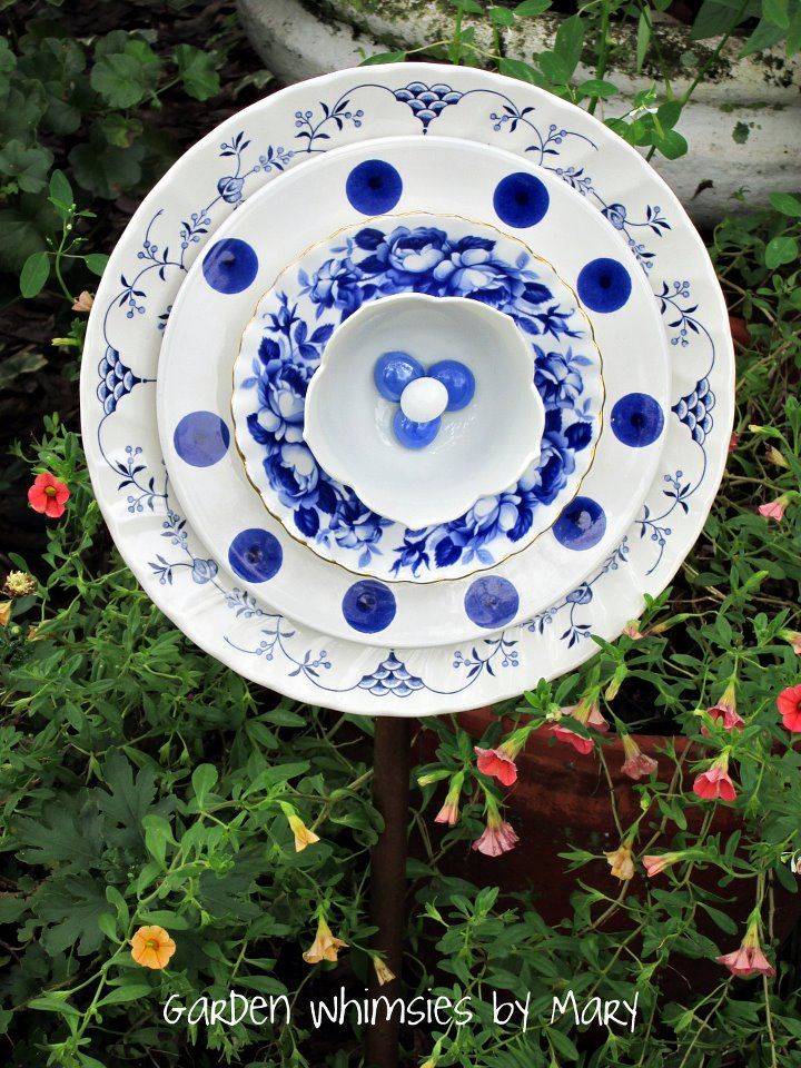 Mary Home Glass Garden Art