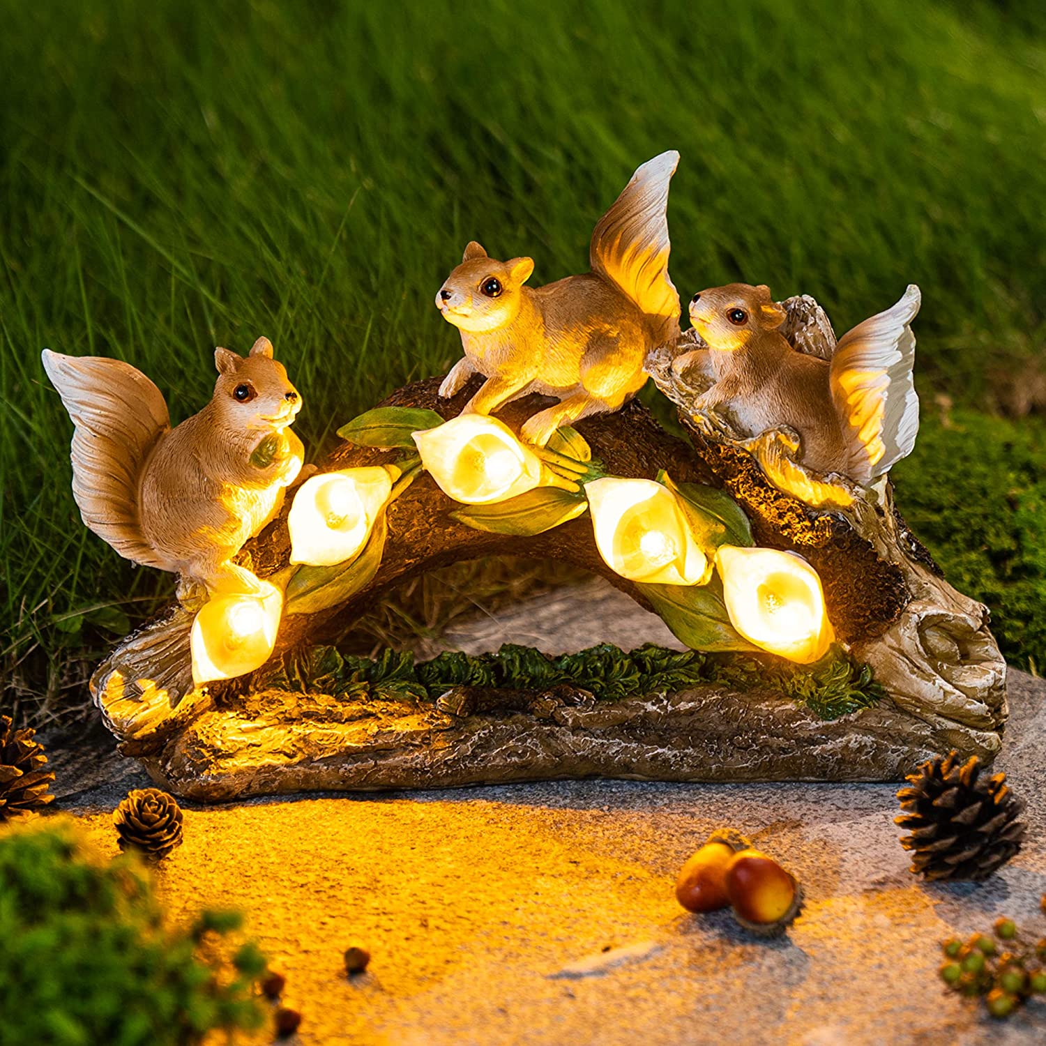 Gardening Animal Owls Figurines Decorations