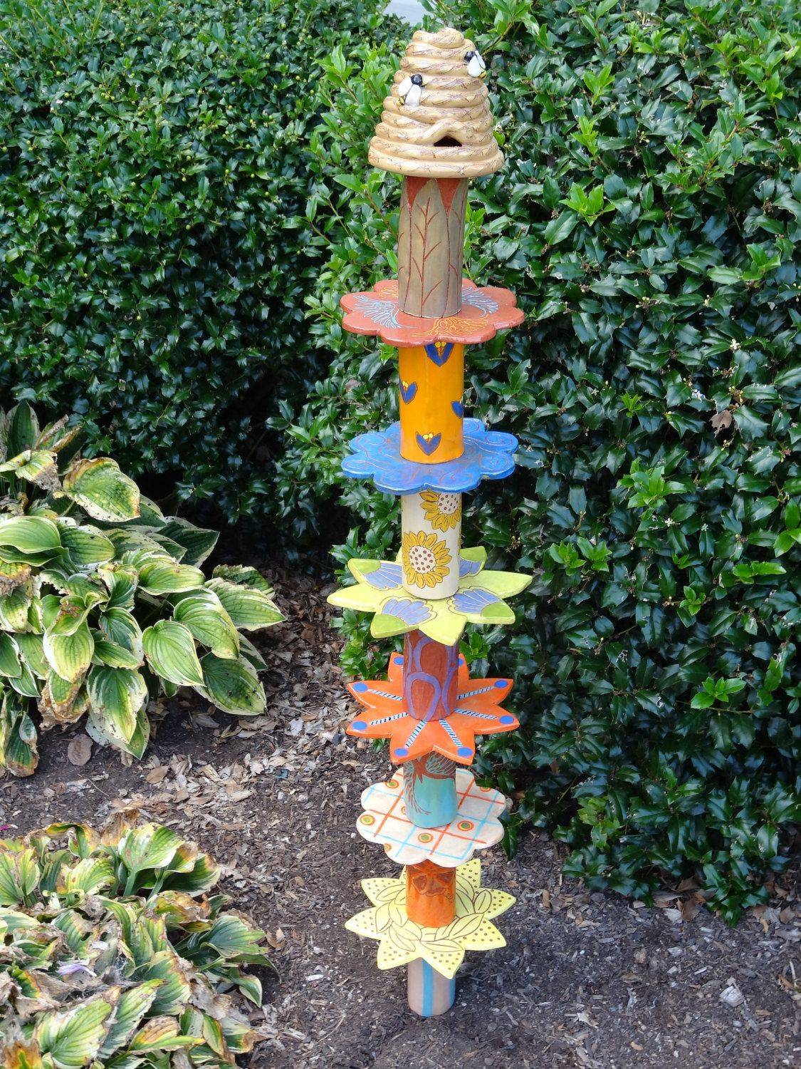 Teapot Garden Totems Garden Totems