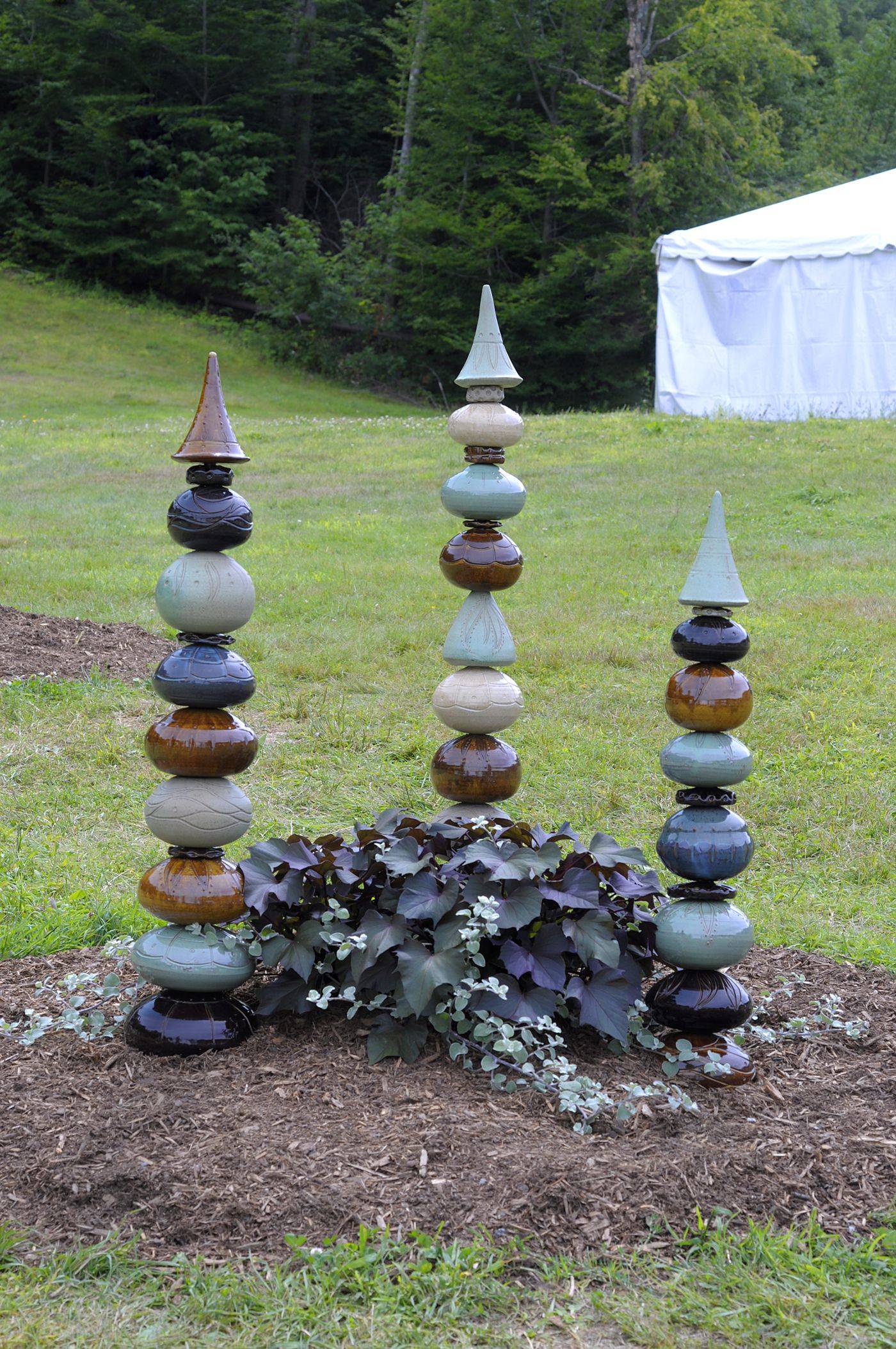 Whimsical Garden Totems