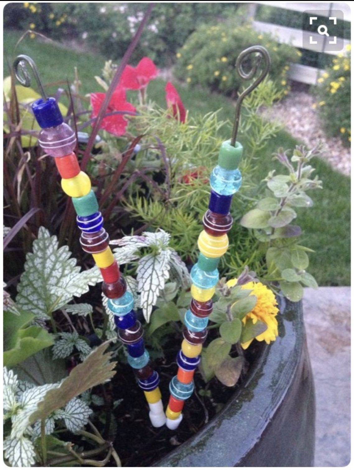 Ceramic Garden Stake Totem