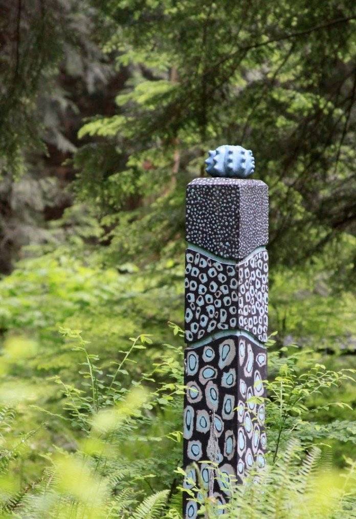Garden Totem Preorder Hand Painted Garden Art Garden
