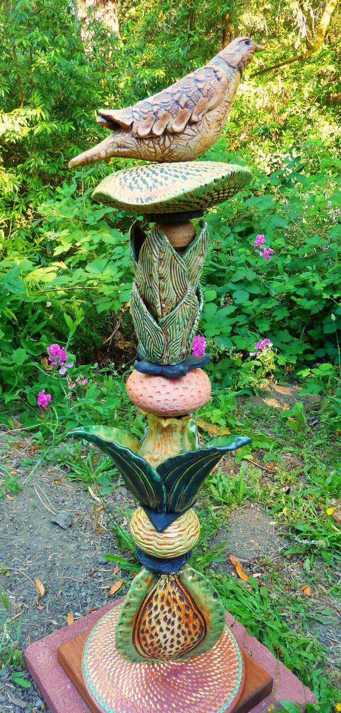 Garden Totem Poles