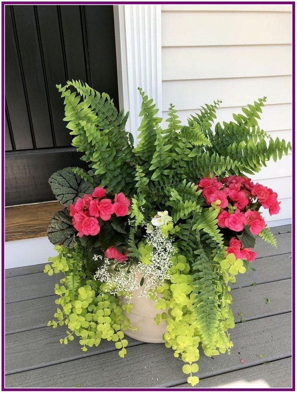 Stylish Colorful Shade Garden Pots Ideas