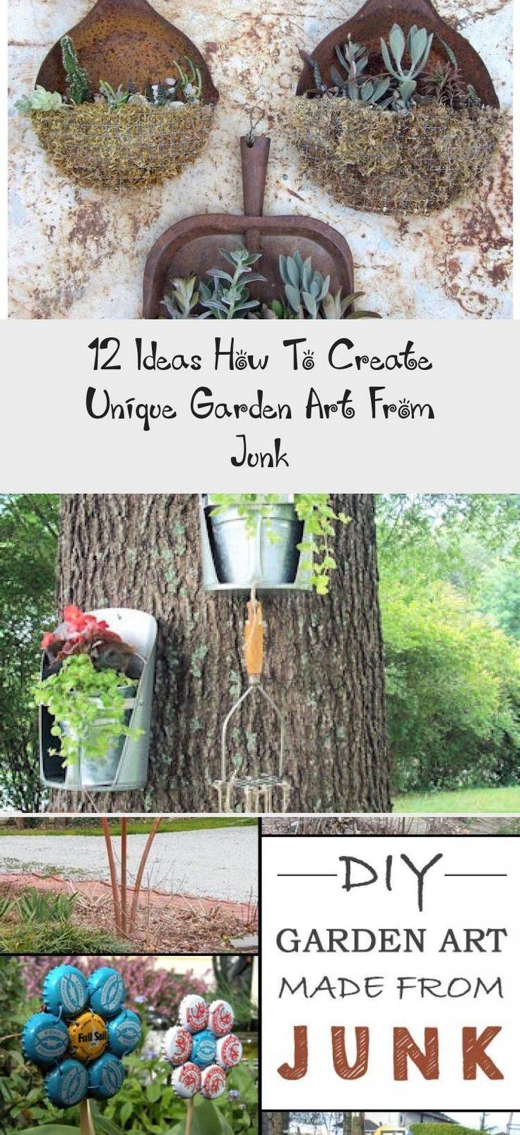 Charming Recycled Garden Junk Ideas