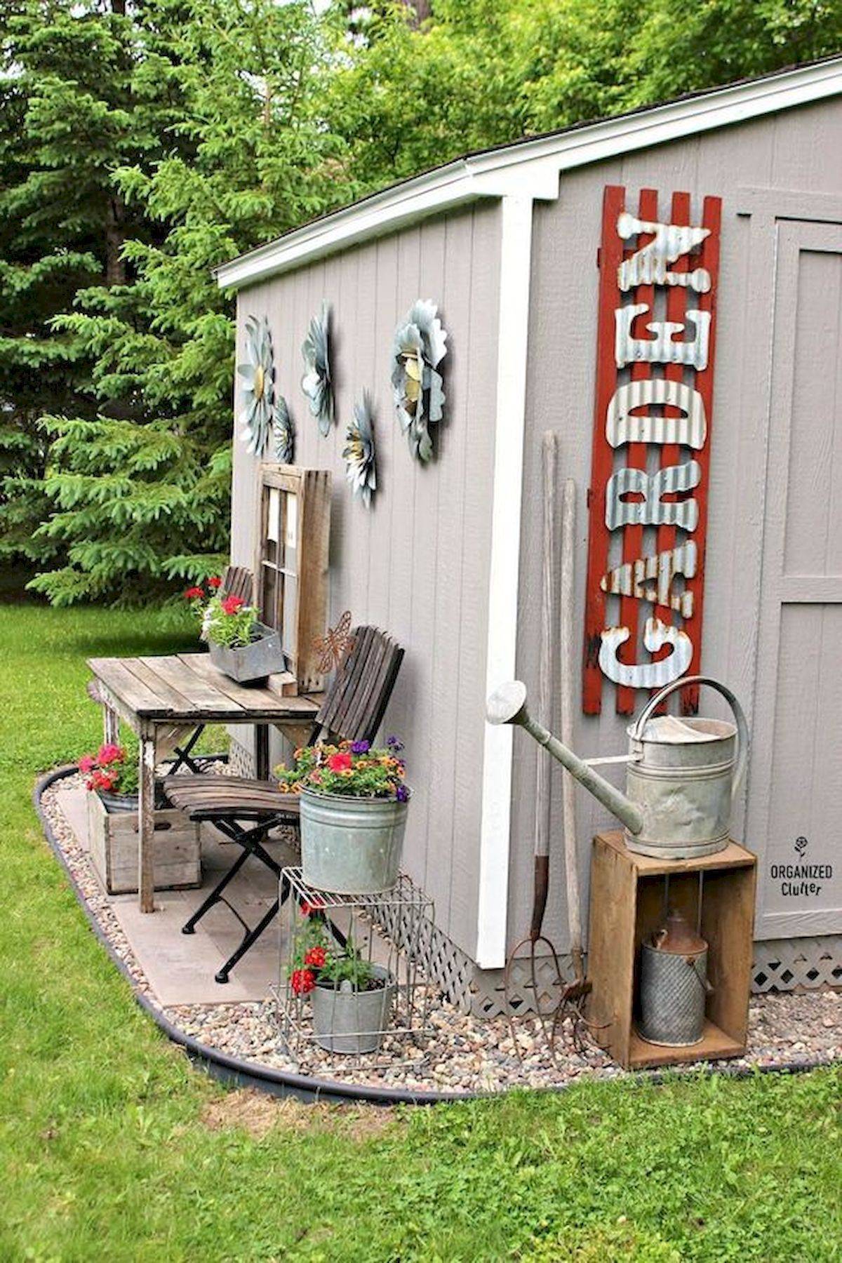 Fun Junk Garden Vignettes