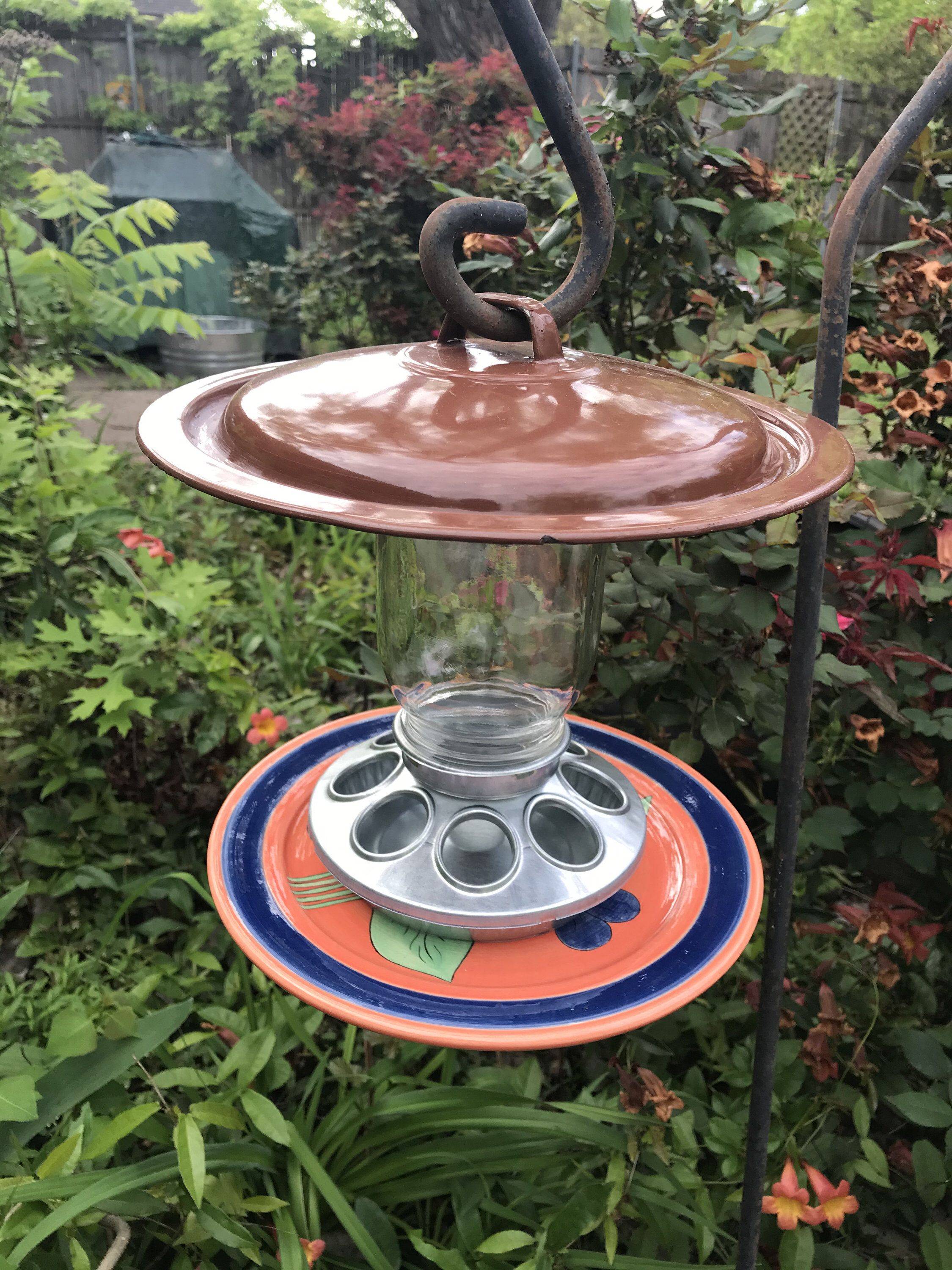 25 Garden Glass Art Bird Feeders Ideas Worth a Look SharonSable