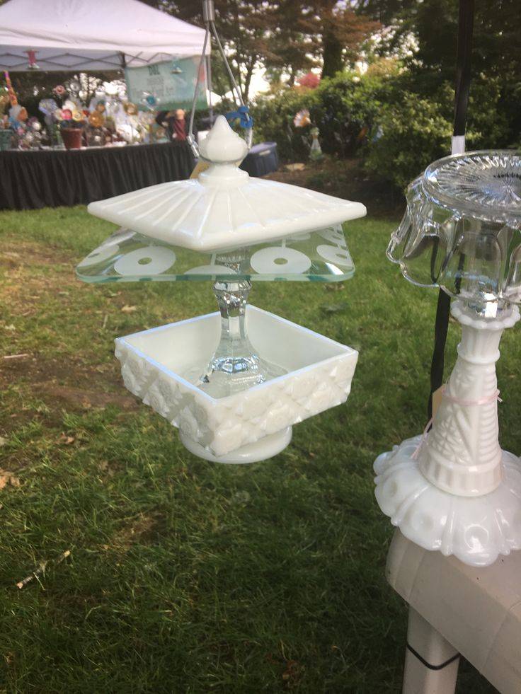 25 Garden Glass Art Bird Feeders Ideas Worth a Look SharonSable