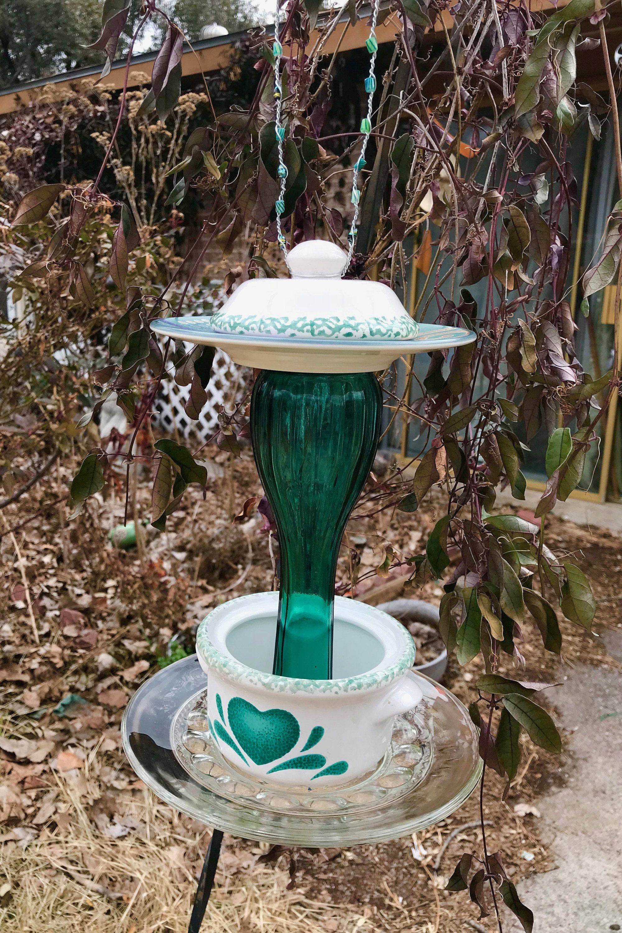 Fantasy Glass Feeders Glass Garden Art