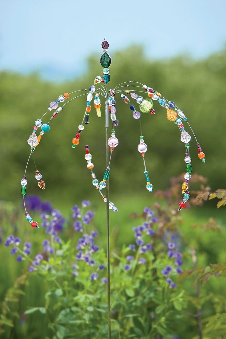 Glass Garden Stake