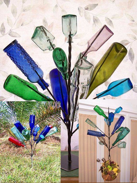 Sustainable Diy Wine Bottle Outdoor Decorating Ideas