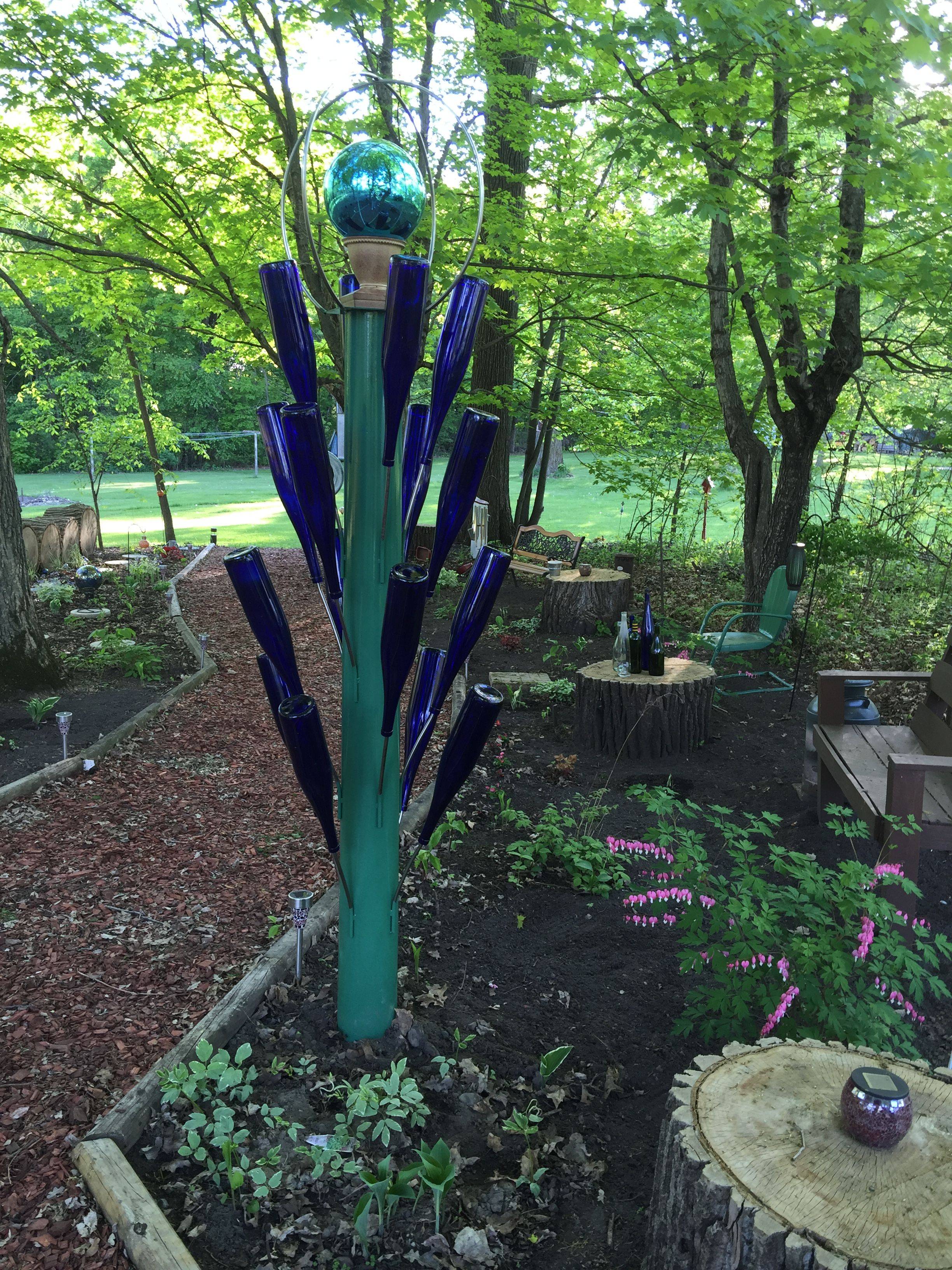 21 Garden Bottle Tree Ideas To Try This Year SharonSable