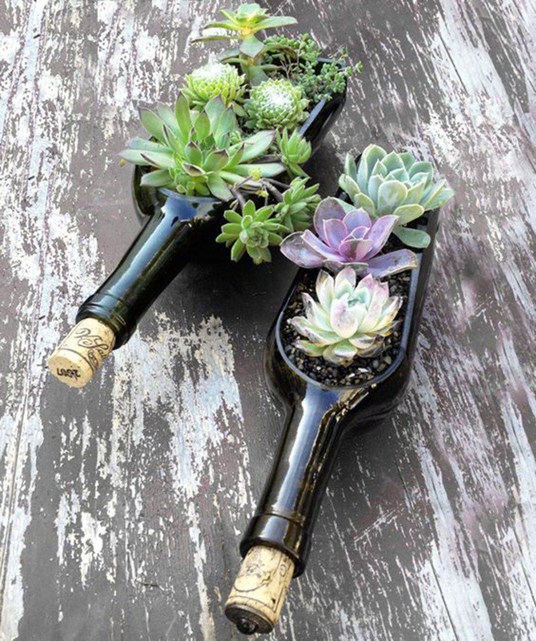 23 DIY Glass Bottle Garden Ideas To Consider SharonSable
