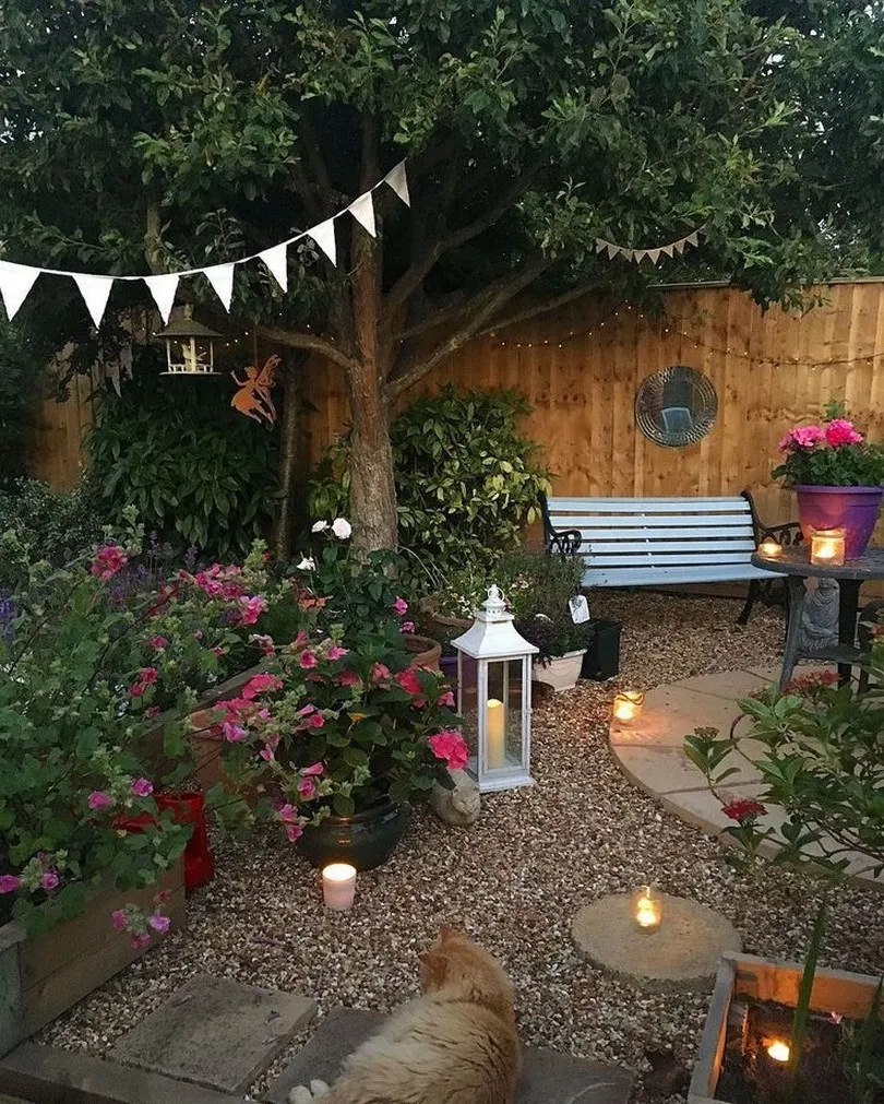 Backyard Seating Area