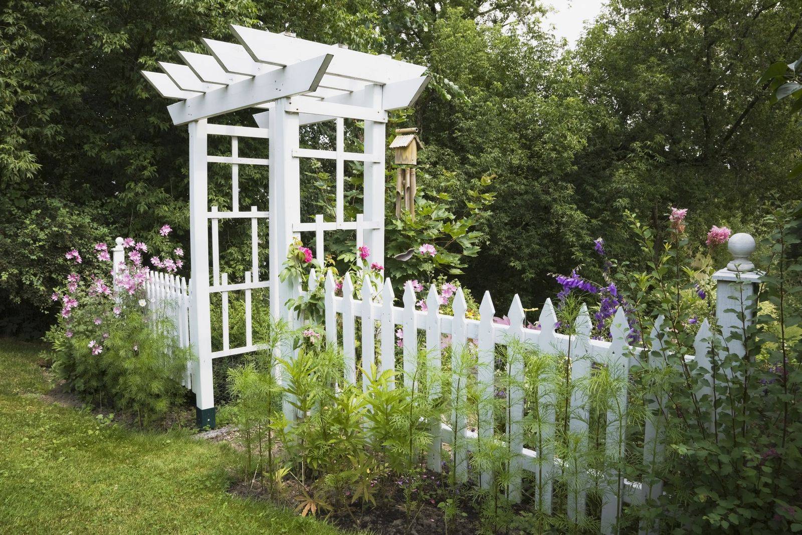 White Fence Google Search Picketfencegarden