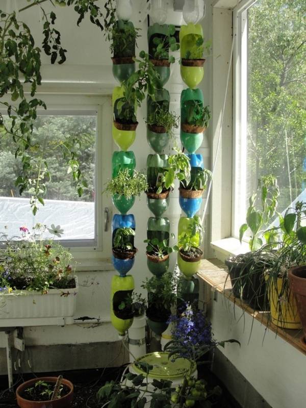 Brilliant Plastic Bottle Garden Ideas