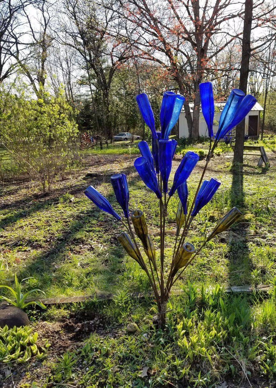 Garden Beauty Bottle Trees