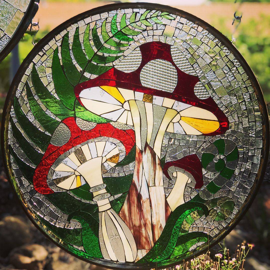 Sunflower Panel Glass Mosaic Garden Art Mosaic Garden Art