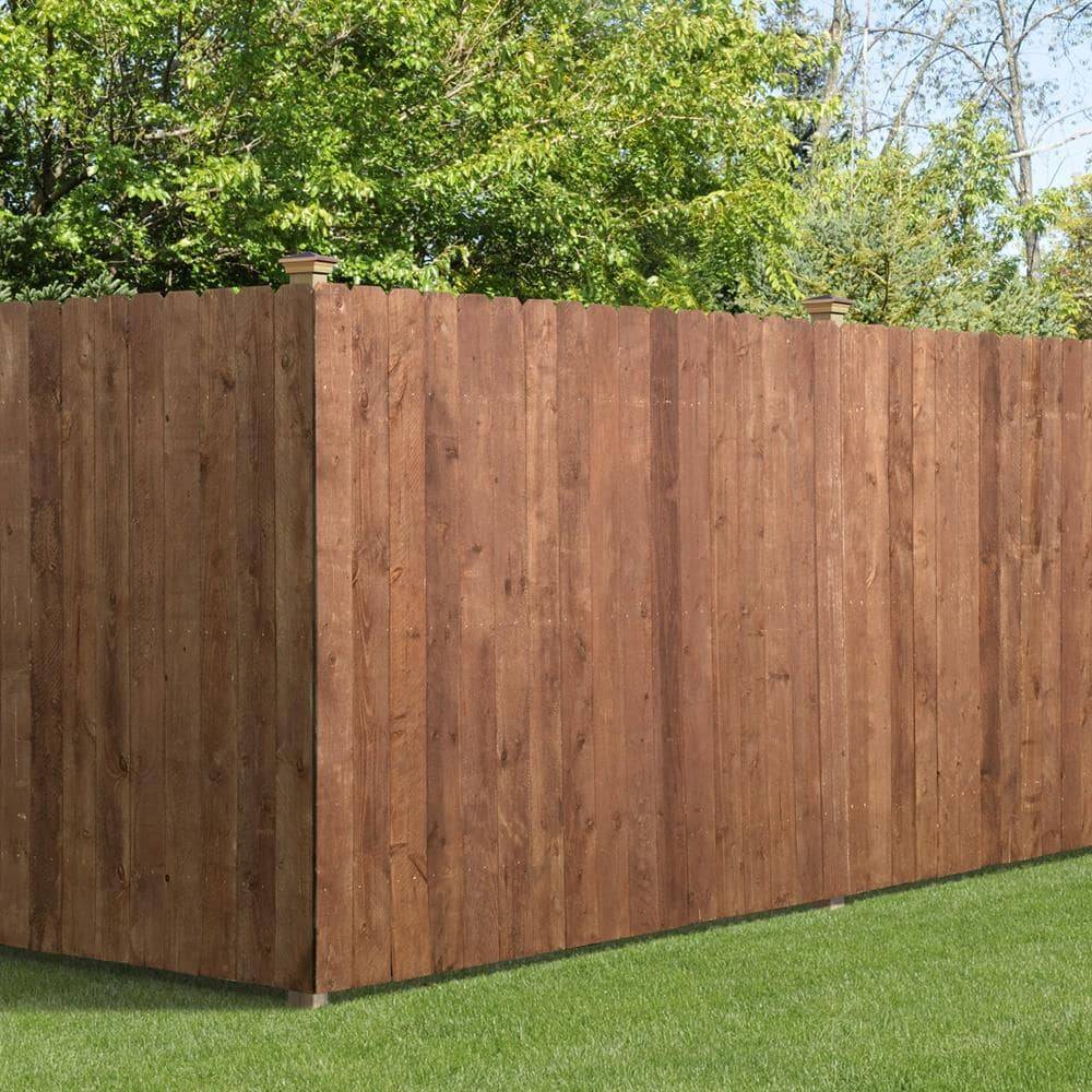 X Premium Cedar Gothic Picket Fence Panel