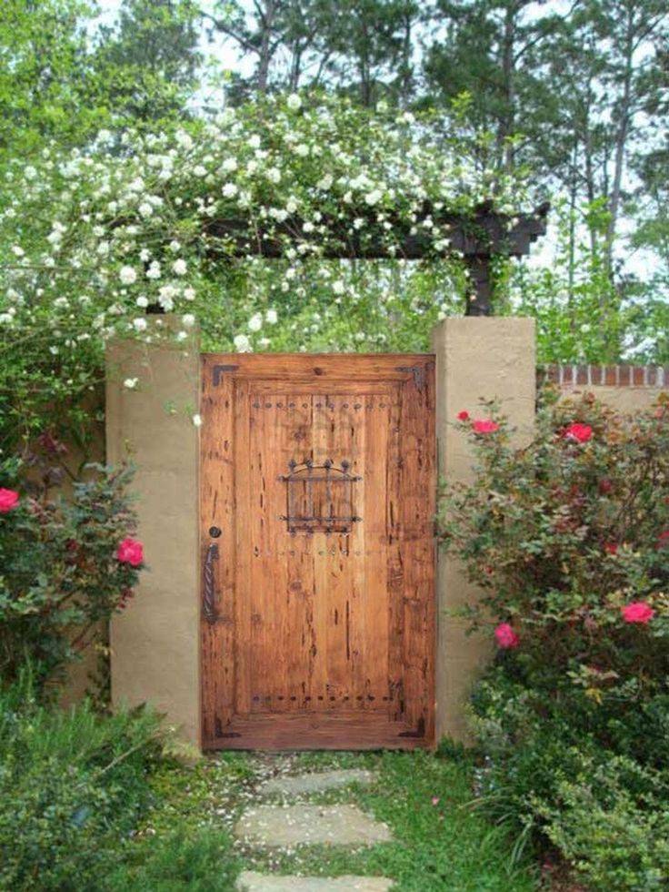 Fantastic Rustic Garden Gates Decor Ideas