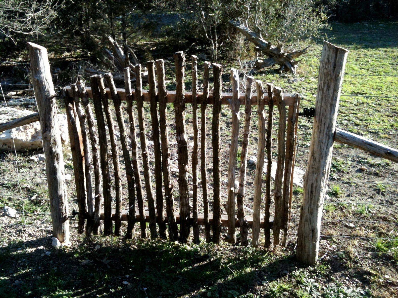 Gardens Rustic Garden Fence