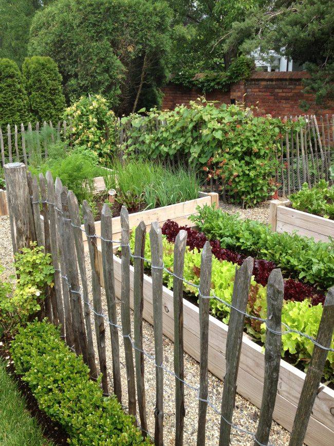 Simple Farmhouse Garden Fences