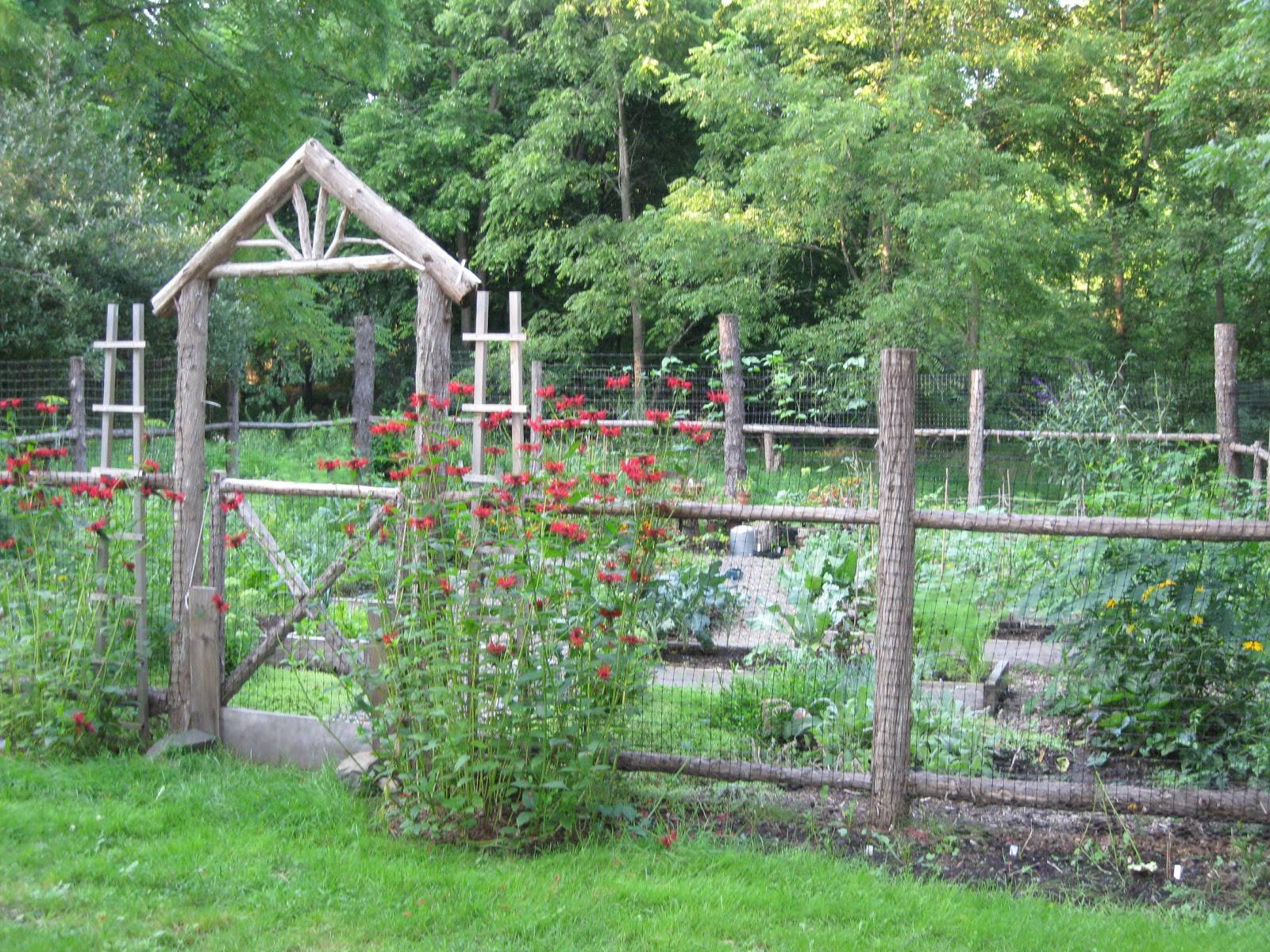 Gardening Rustic Garden Fence
