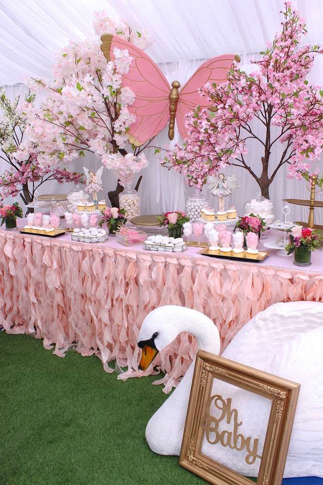 Garden Theme Sweet Table Baby Shower Sweets