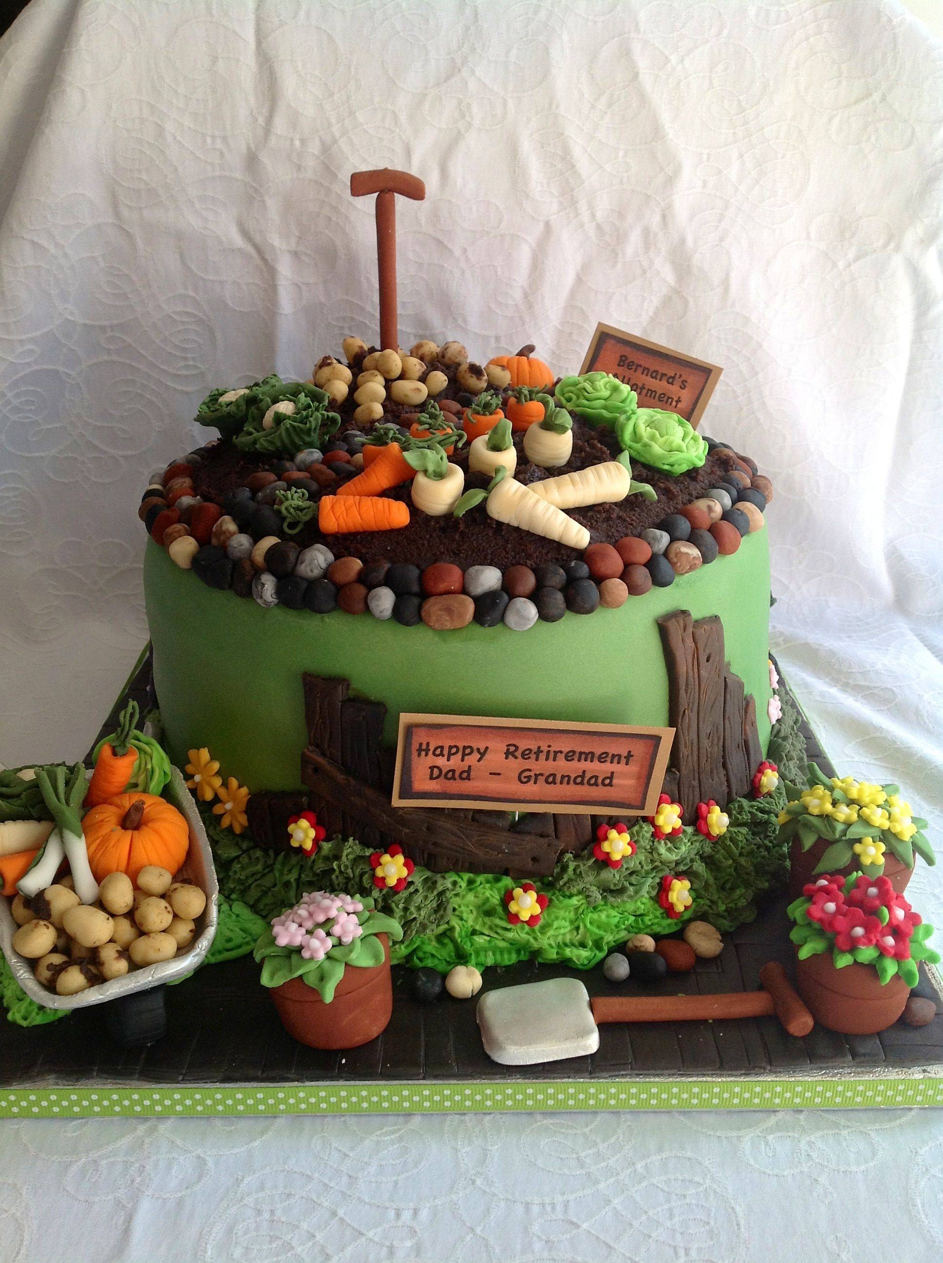 English Garden Birthday Cake