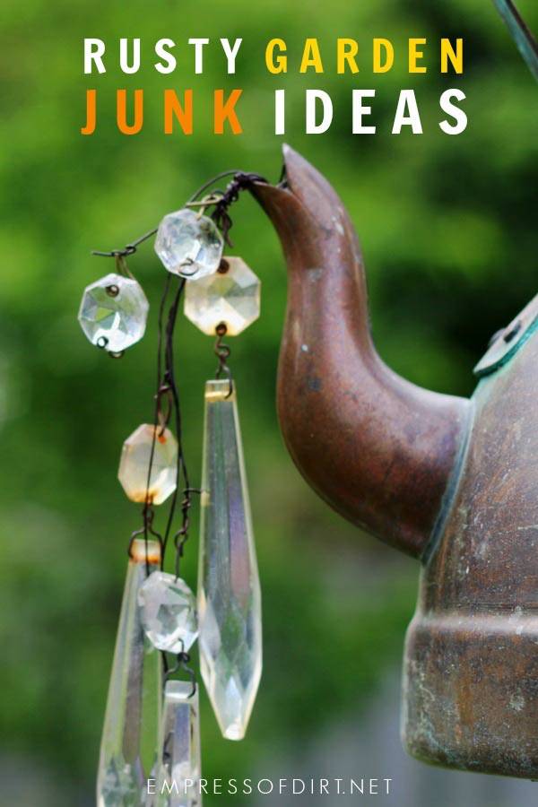 Cheap Diy Rusted Metal Garden Art