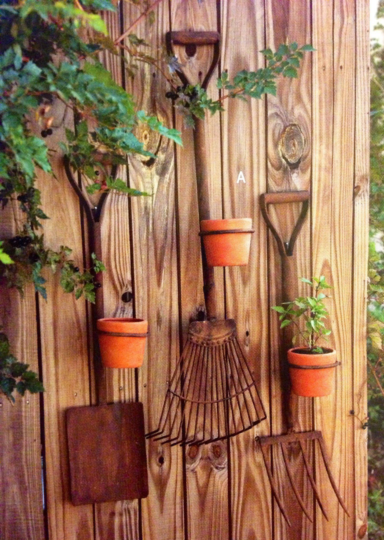 Repurposed Garden Tools Ideas