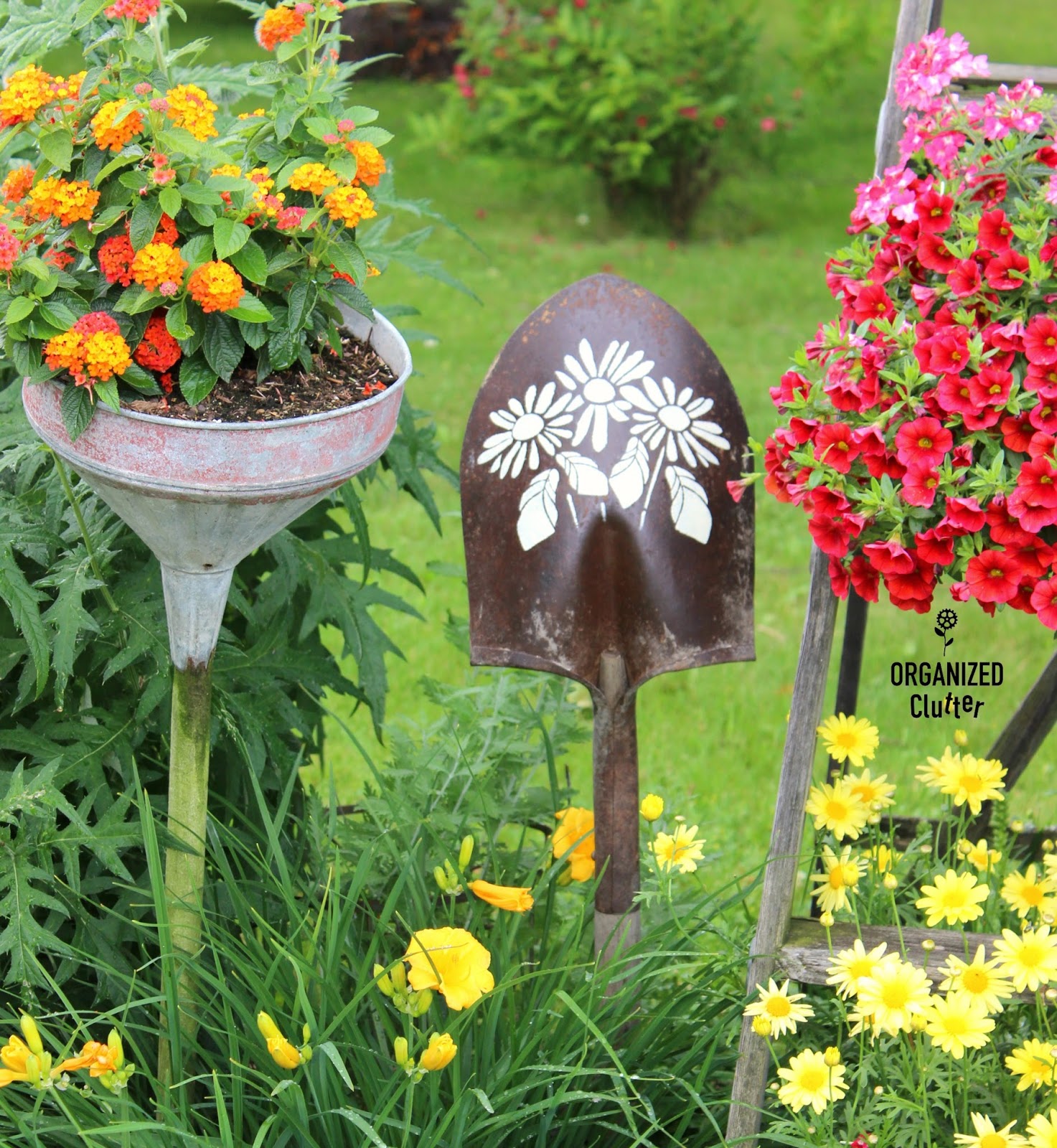 Old Shovel Garden Signs