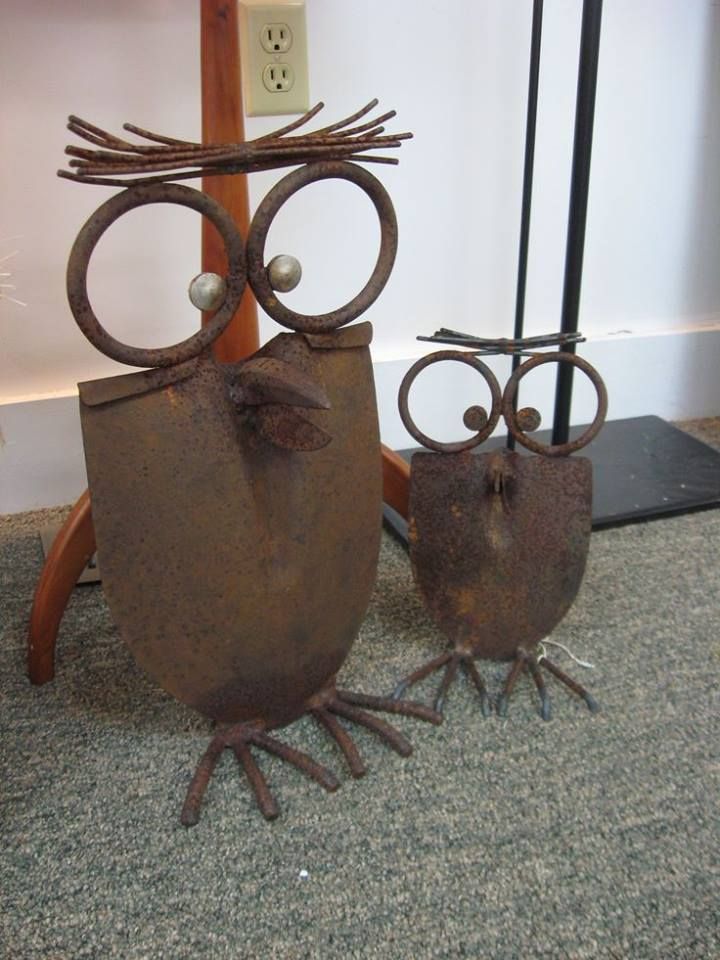 Shovel Head Metal Sculpture Yard Artgarden Artjunk Metal
