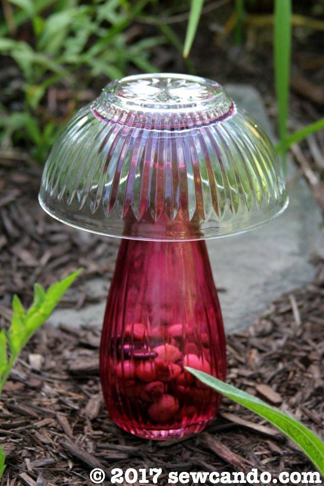 Solar Light Up Led Art Glass Gaze Ballbluegardenpathway Light