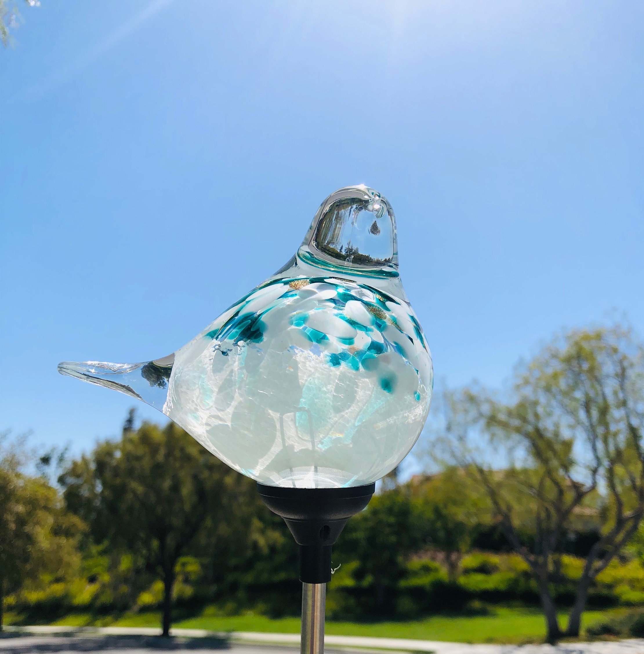 Solar Path Garden Lights Bird Sun
