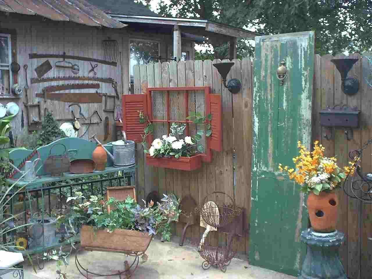 Best Garden Art Junk Decor Images