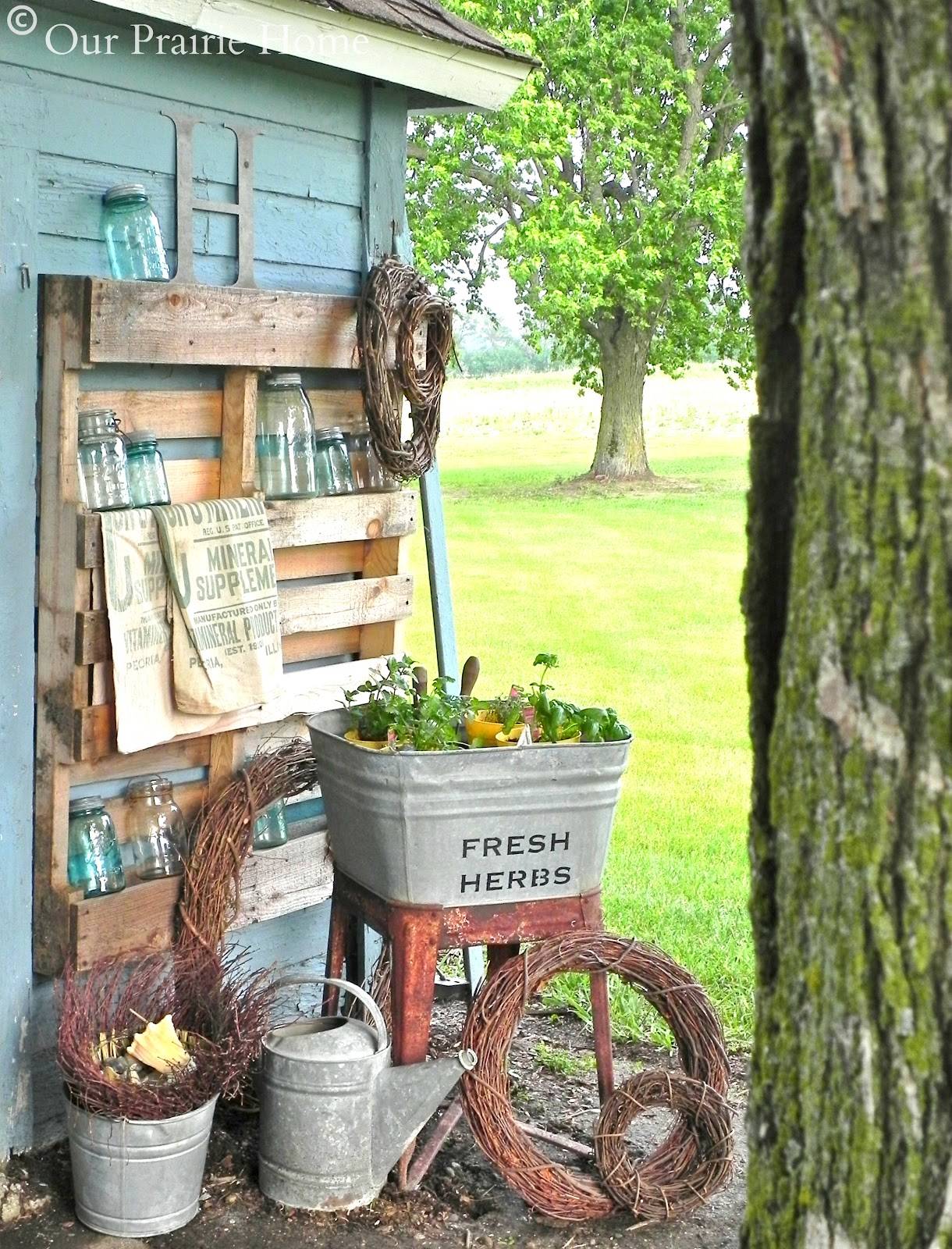 Most Brilliant Garden Junk Repurposed Ideas
