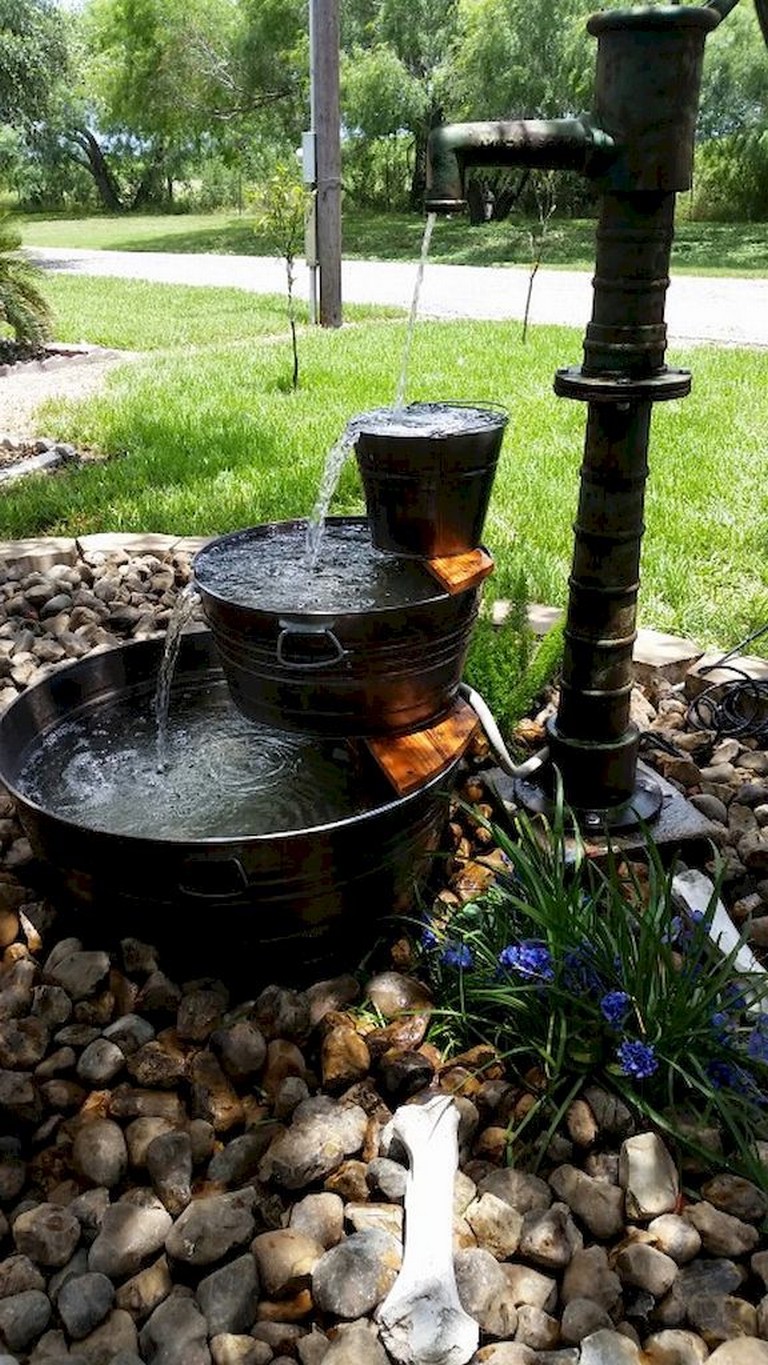 Garden Small Courtyard Water Features Ideas Water Fountains