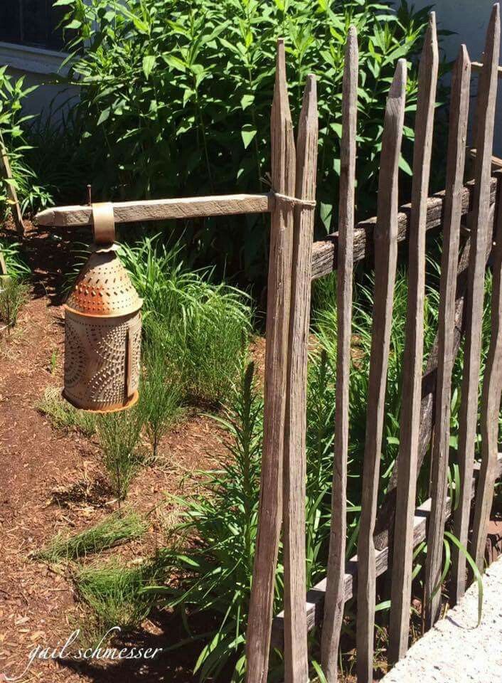 Gardens Rustic Garden Fence