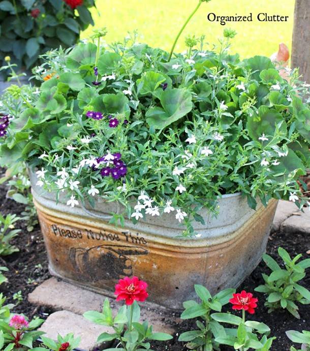 Stacked Galvanized Planter Vegetable Garden Design