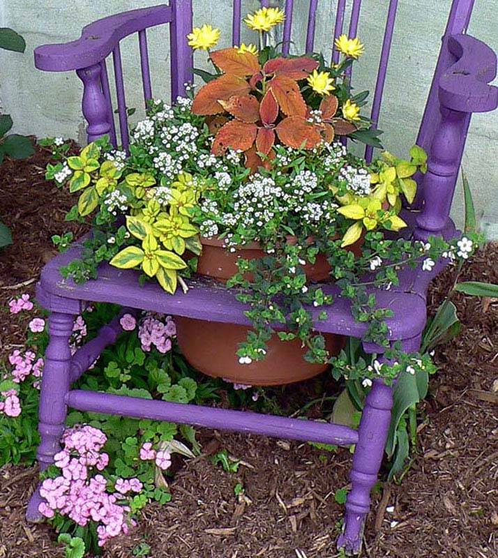 Creative Upcycled Diy Chair Planter Ideas