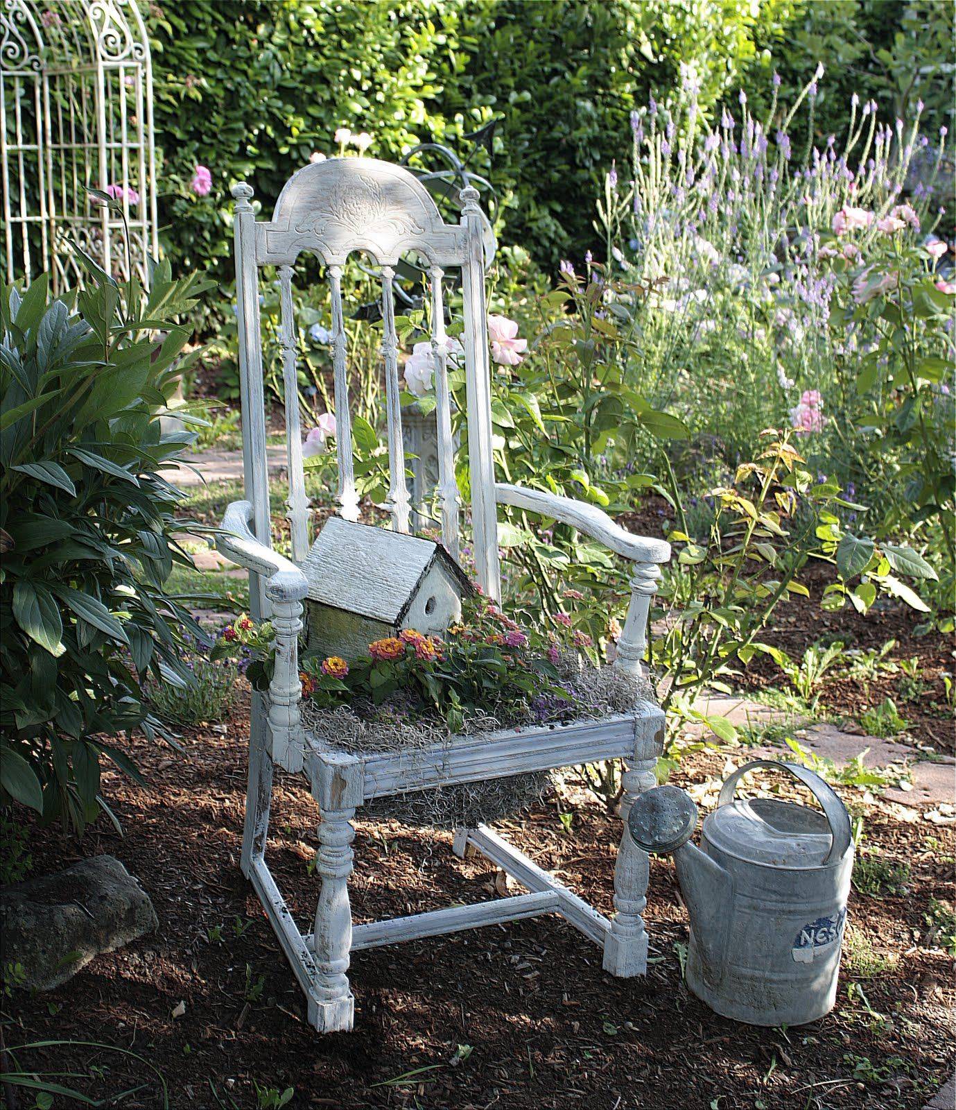 My Antique Flower Chair