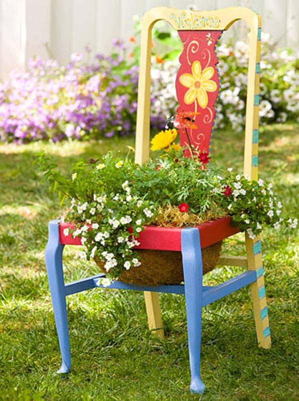 Upcycled Old Wooden Chair