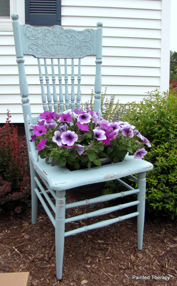 Sold Antique Chair Planter