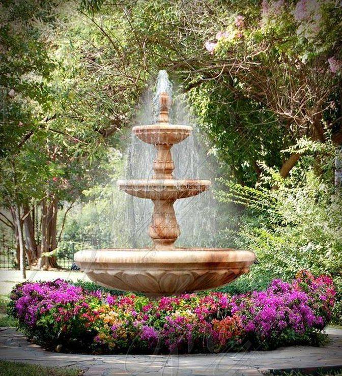 Rustic Barrel Fountain